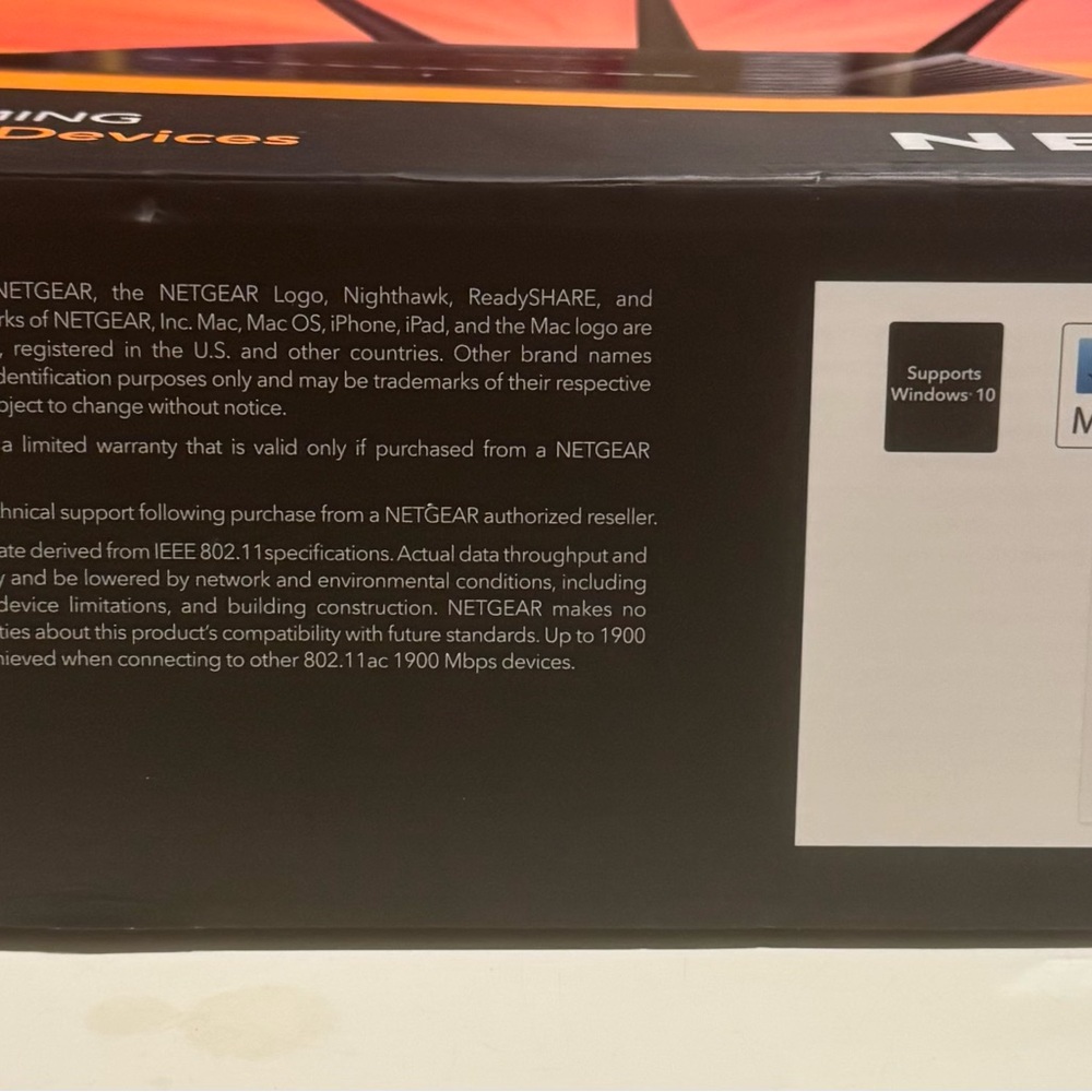 Netgear Black Wireless Router High-Performance Networking - Picture 4 of 7